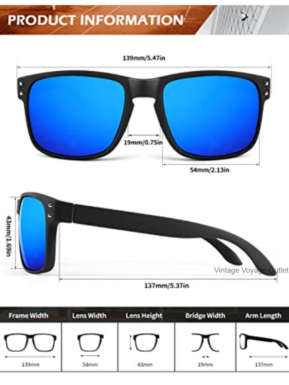 Polarized Sunglasses for Men Women UV Protection Fishing Driving - Picture 4 of 6